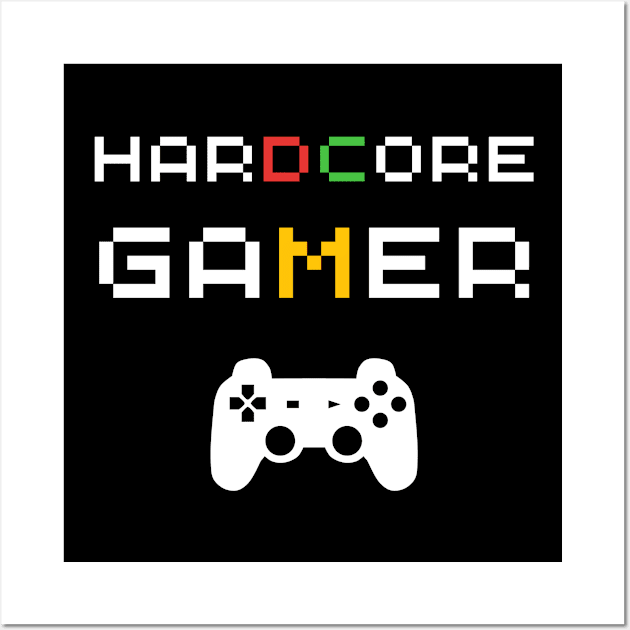 Hardcore Gamer Wall Art by Rechtop